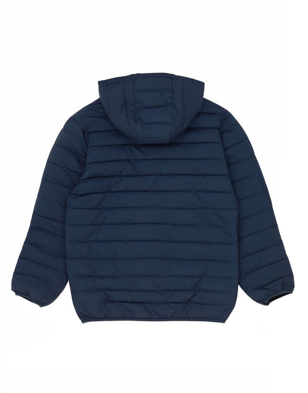 Giacca imbottita con cappuccio Quiksilver per ragazzi 13-14 anni, grande, in poliestere blu navy