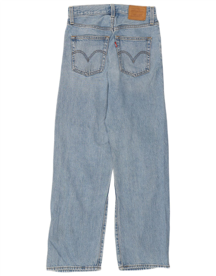 Jeans dritti Ribcage da donna Levi's W24 L27 cotone blu
