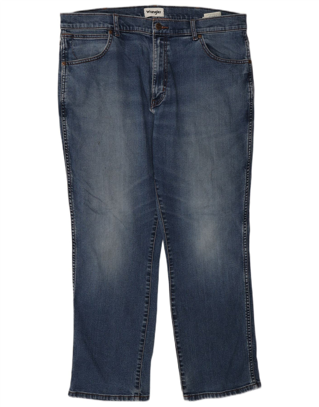 Jeans dritti da uomo Wrangler Texas W38 L30 cotone blu