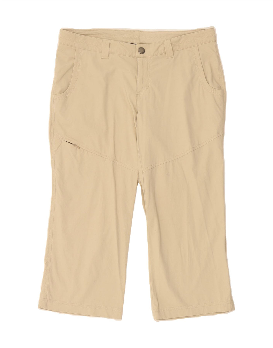 EDDIE BAUER Womens Straight Cargo Capri Trousers US 4 Small W32 L20 Beige Vintage Eddie Bauer and Second-Hand Eddie Bauer from Messina Hembry 