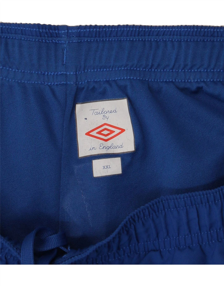 UMBRO Mens Sport Shorts 2XL  Blue Polyester Vintage Umbro and Second-Hand Umbro from Messina Hembry 