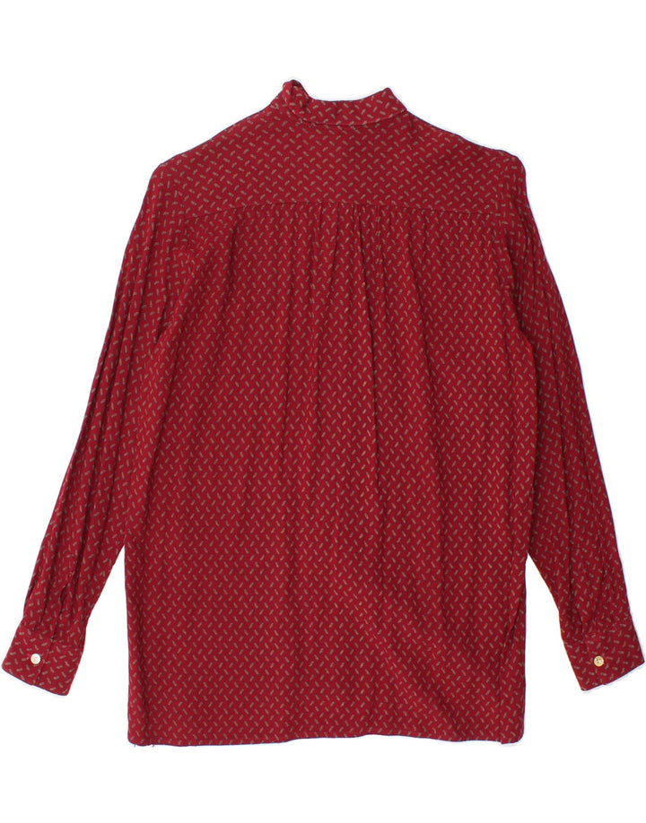 VINTAGE Womens Shirt UK 12 Medium Red Spotted Vintage Vintage and Second-Hand Vintage from Messina Hembry 