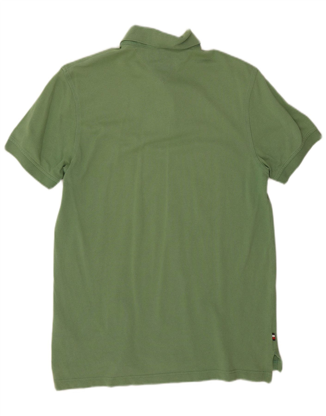 Polo da uomo Tommy Hilfiger piccola in cotone verde