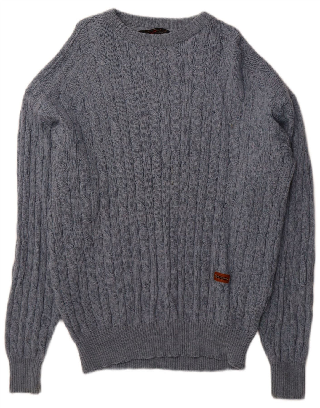 PAUL & SHARK Mens Yachting Crew Neck Jumper Sweater Medium Blue Wool