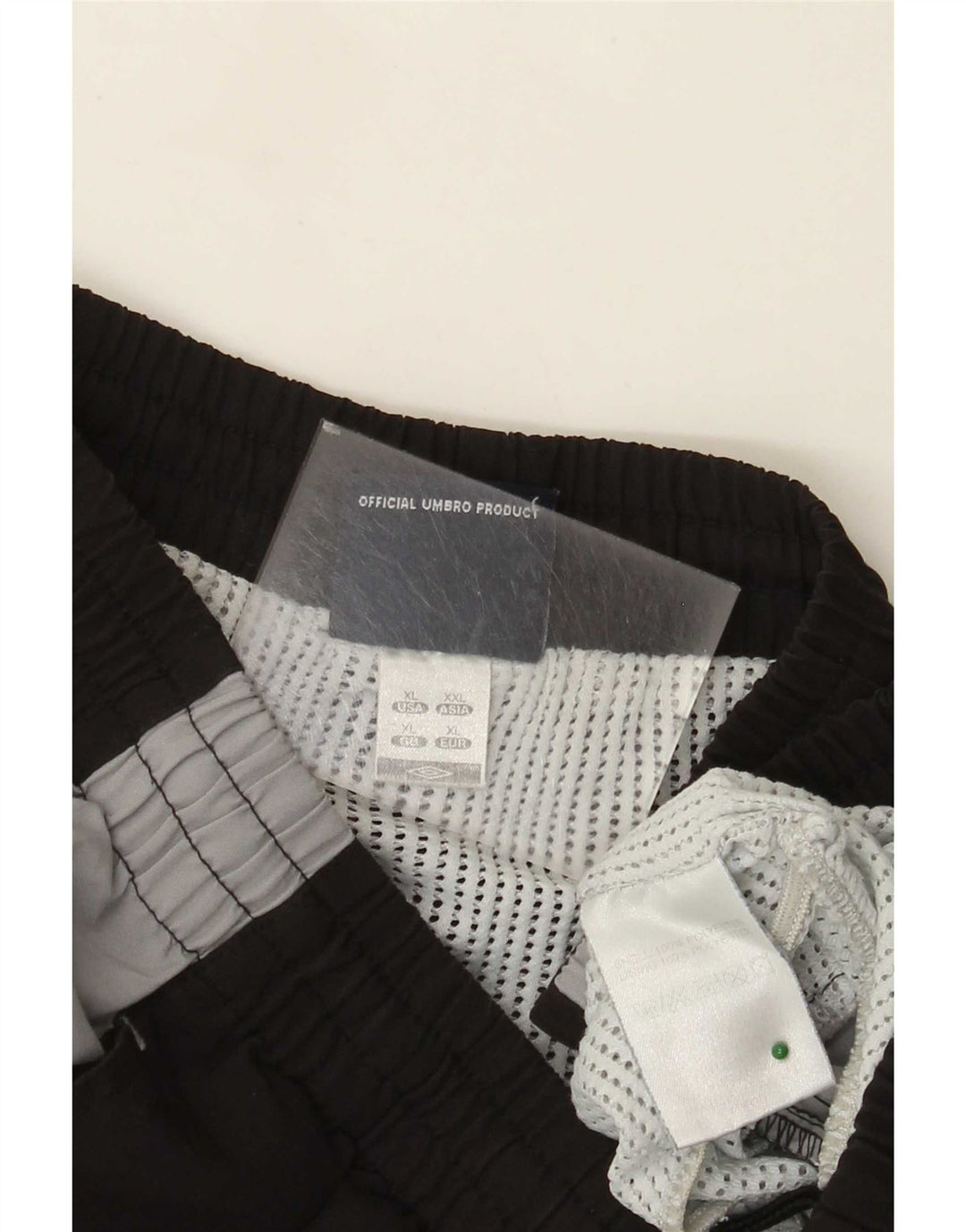 Pantaloncini sportivi Umbro da uomo XL in poliestere color block nero