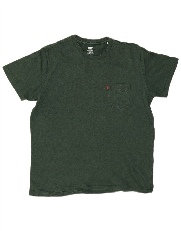 T-shirt da uomo Levi's Top grande verde