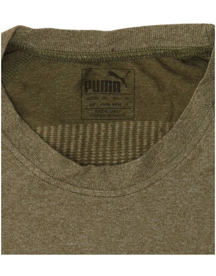 Maglietta Puma da uomo Top Small Cachi