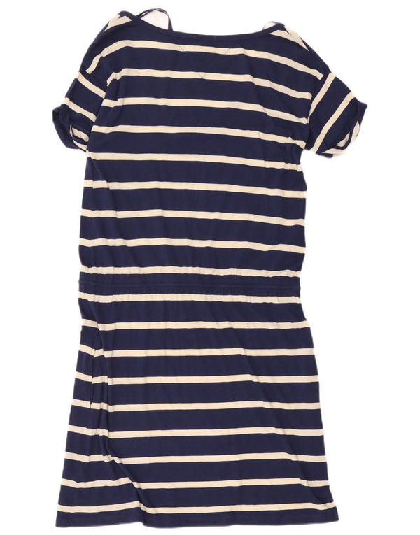 Abito a trapezio da donna Tommy Hilfiger UK 18 XL Cotone a righe blu navy