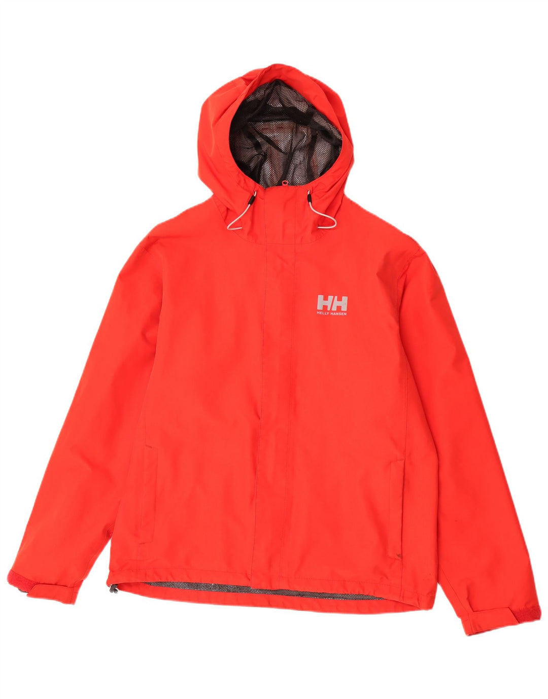 Giacca antipioggia con cappuccio da uomo Helly Hansen UK 40 grande poliestere rosso