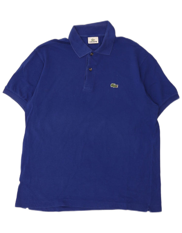 Polo da uomo Lacoste taglia 5 grande in cotone blu