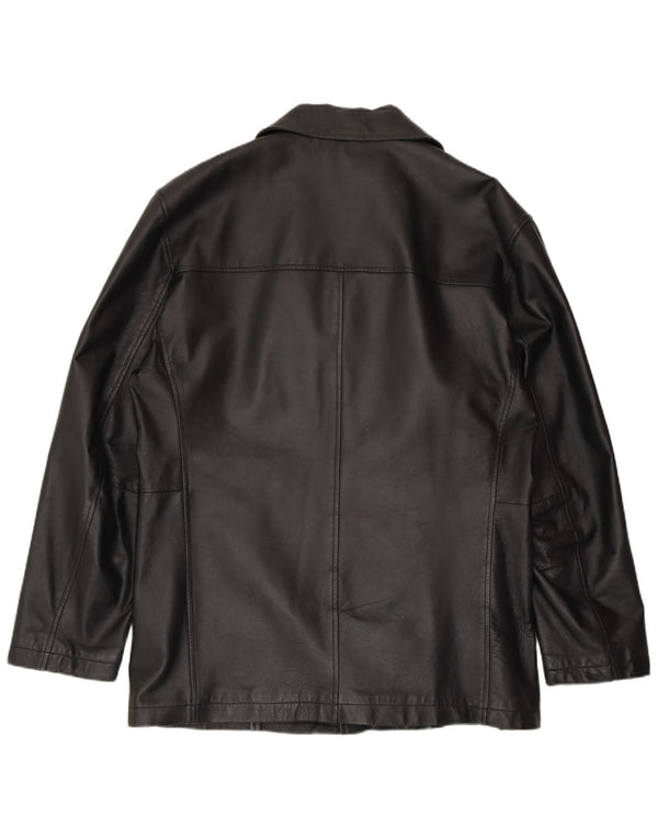 Giacca in pelle da uomo ROUTE 66 UK 42 XL Pelle nera