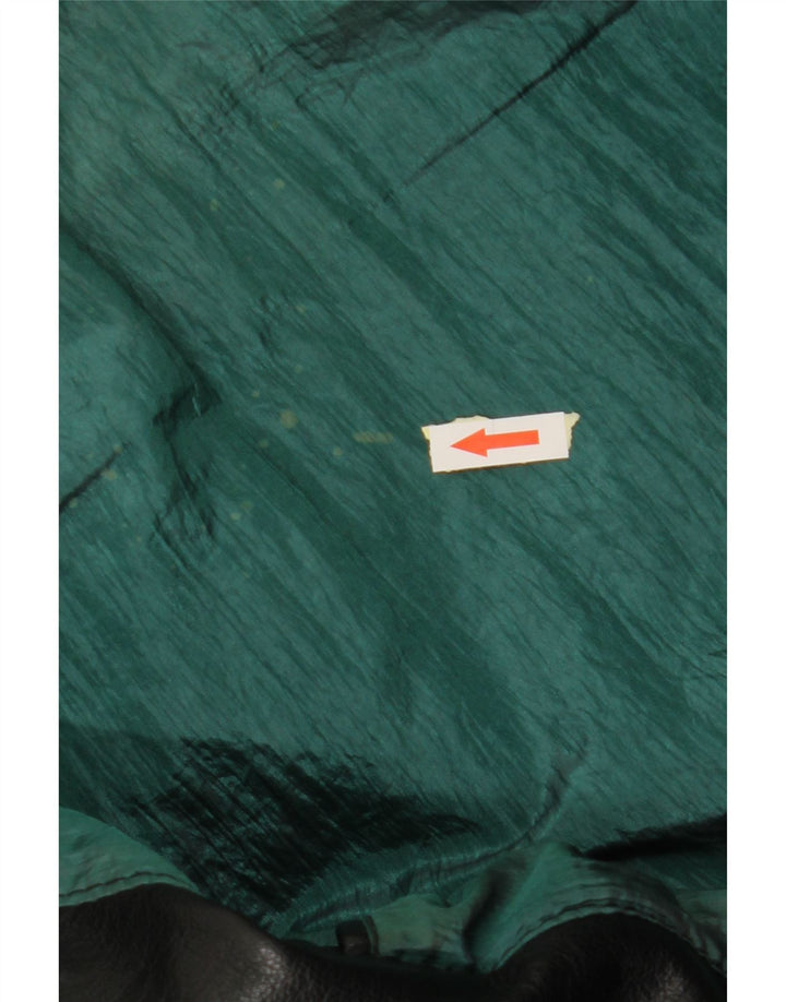 BERTO LUCCI Giacca da motociclista in pelle da uomo UK 36 Piccola in pelle nera