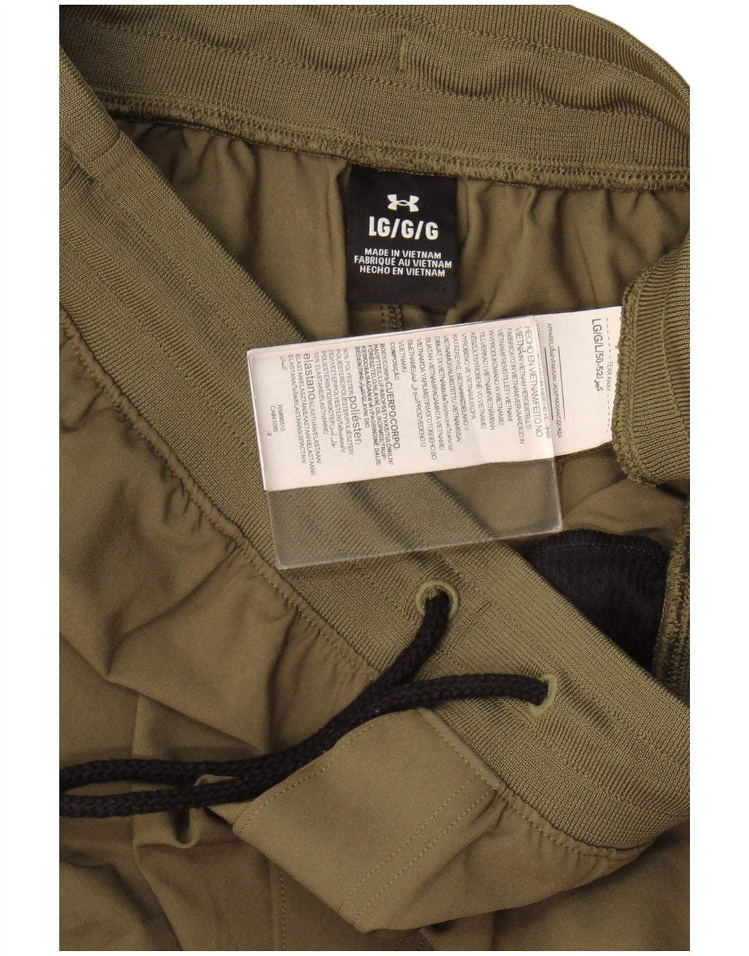 Pantaloni da tuta da uomo Under Armour Large in poliestere kaki