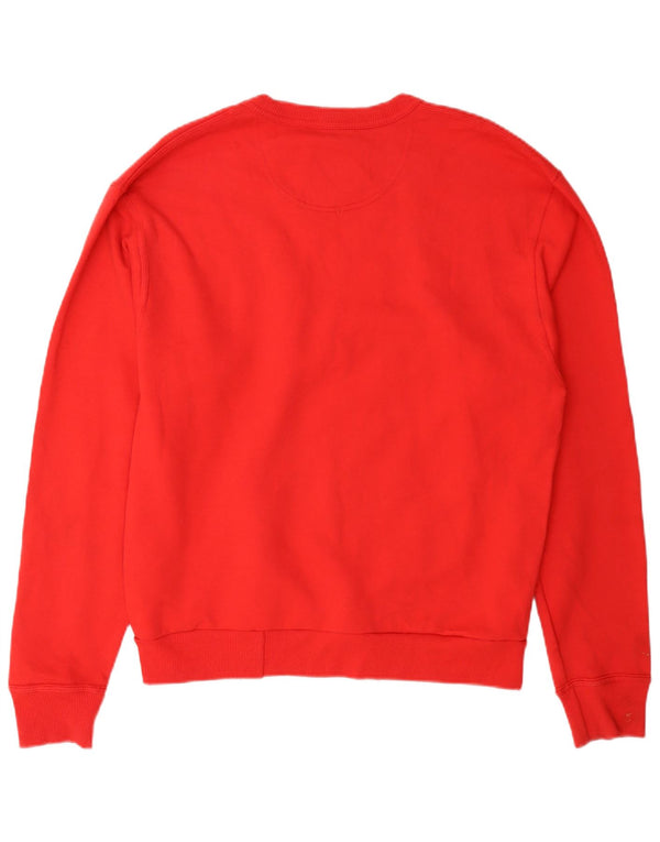 Felpa da uomo Champion Maglione rosso medio in cotone