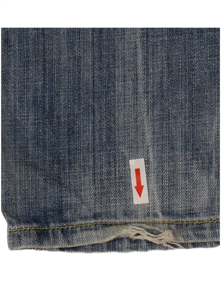 Jeans slim effetto consumato da uomo Armani W32 L34 cotone blu
