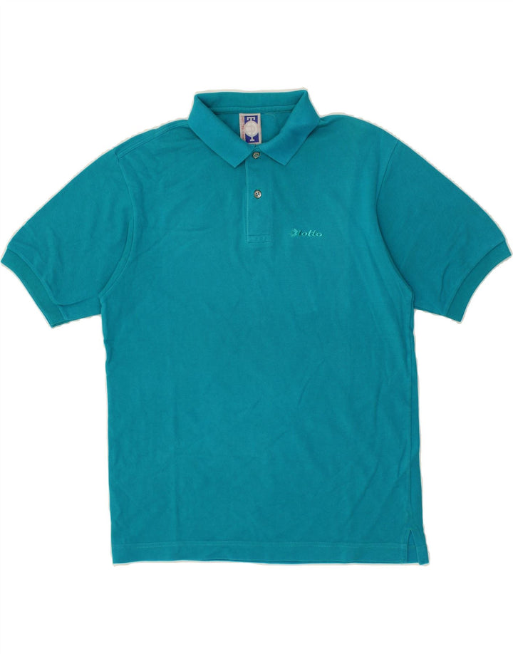 LOTTO Mens Polo Shirt Medium Blue Vintage Lotto and Second-Hand Lotto from Messina Hembry 