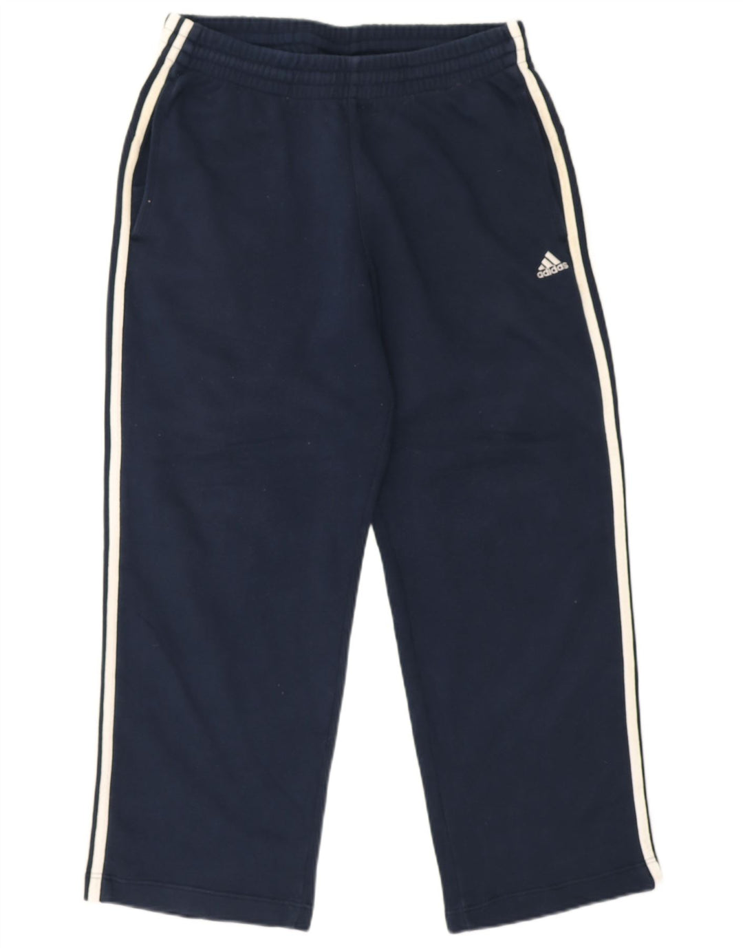 Pantaloni da tuta da uomo Adidas medi in cotone blu navy