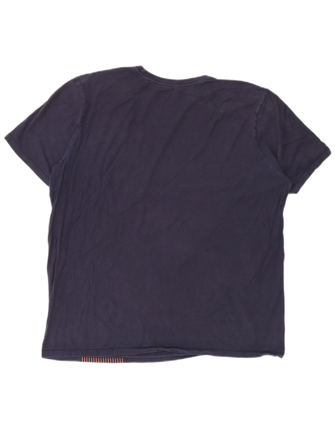 T-shirt grafica da uomo NIKE Top XL in cotone blu navy