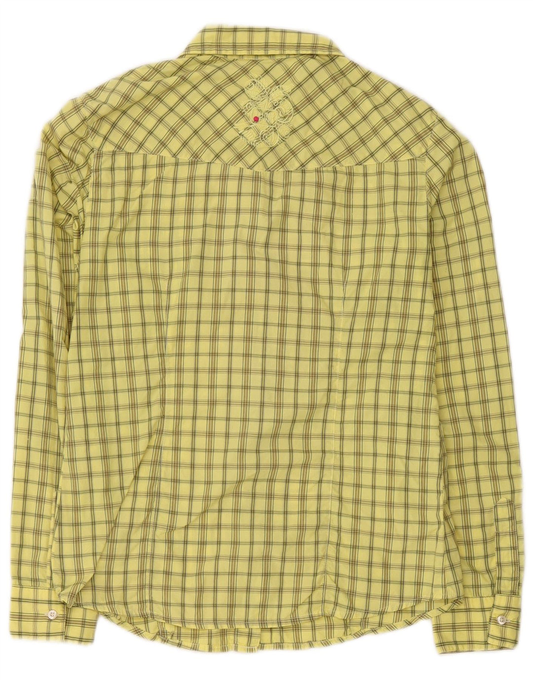 Camicia da donna Think Pink UK 14 a quadri gialli medi