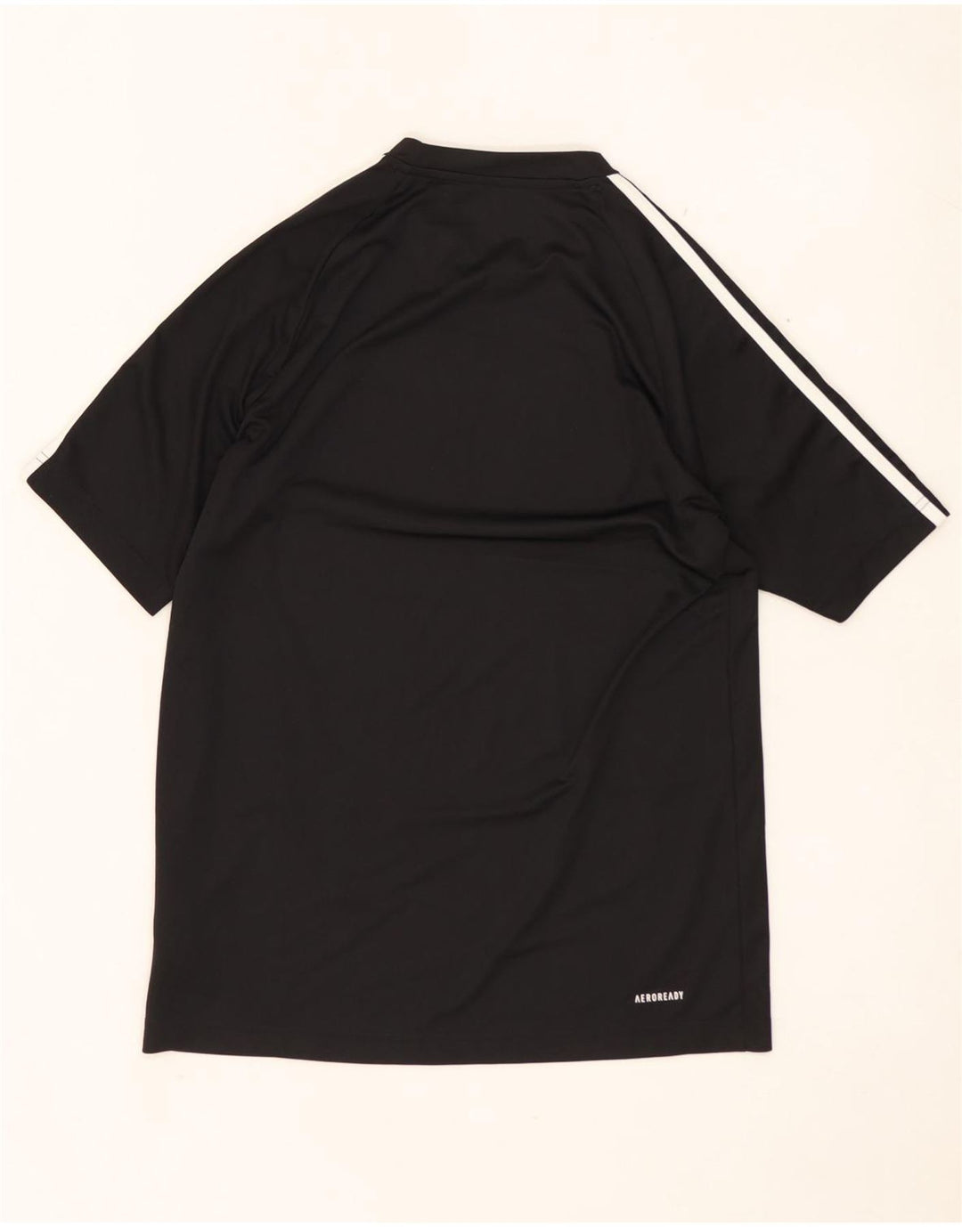 T-shirt ADIDAS da uomo Aeroready Top piccola in poliestere nero