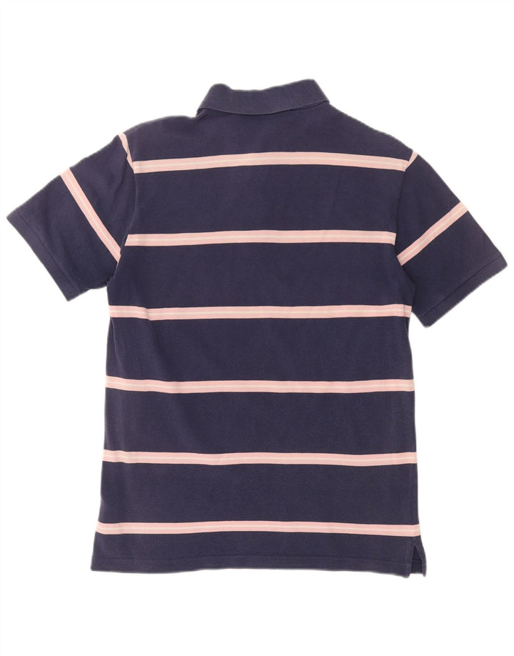Polo da uomo Fred Perry piccola in cotone a righe blu navy