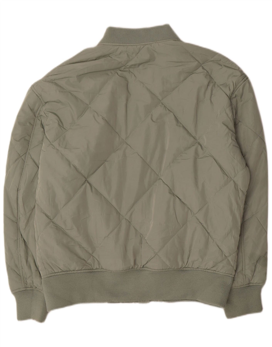 Giacca imbottita da uomo Zara UK 40 grande poliestere verde