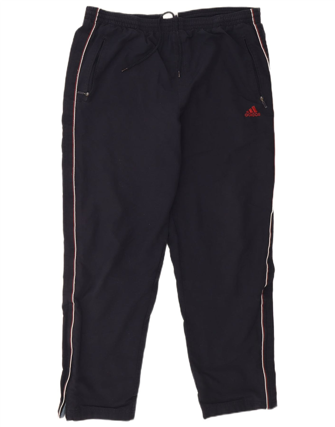 Pantaloni da tuta da uomo Adidas XL poliestere blu navy