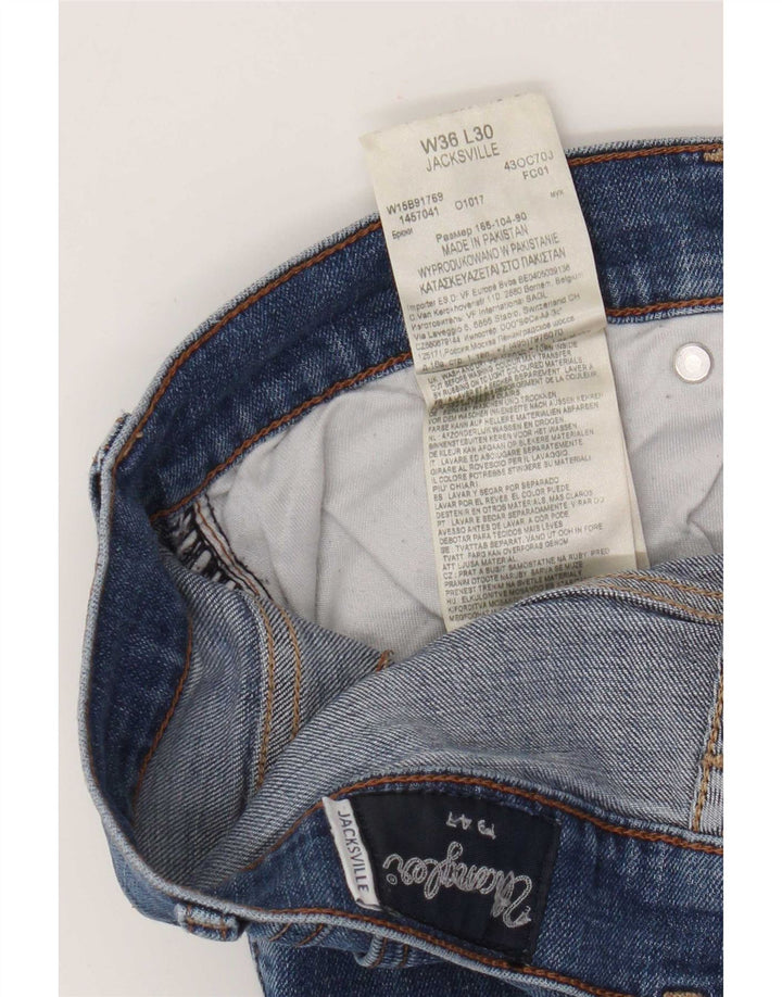 Jeans Wrangler da uomo Jacksville Bootcut W36 L30 cotone blu