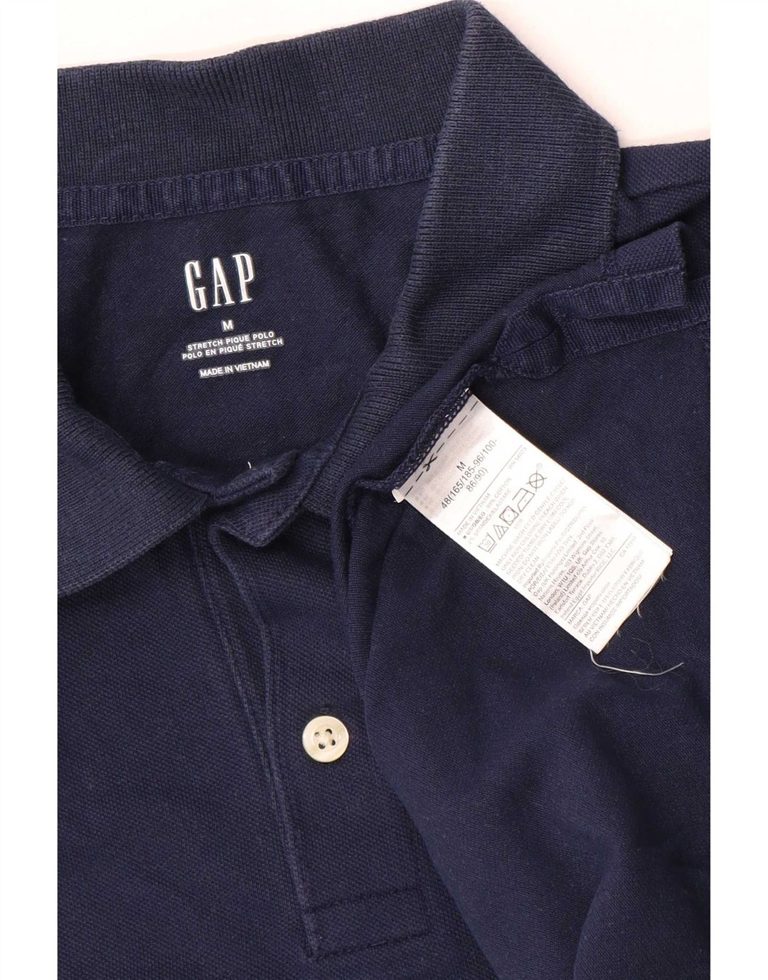 Polo da uomo Gap in cotone blu navy medio
