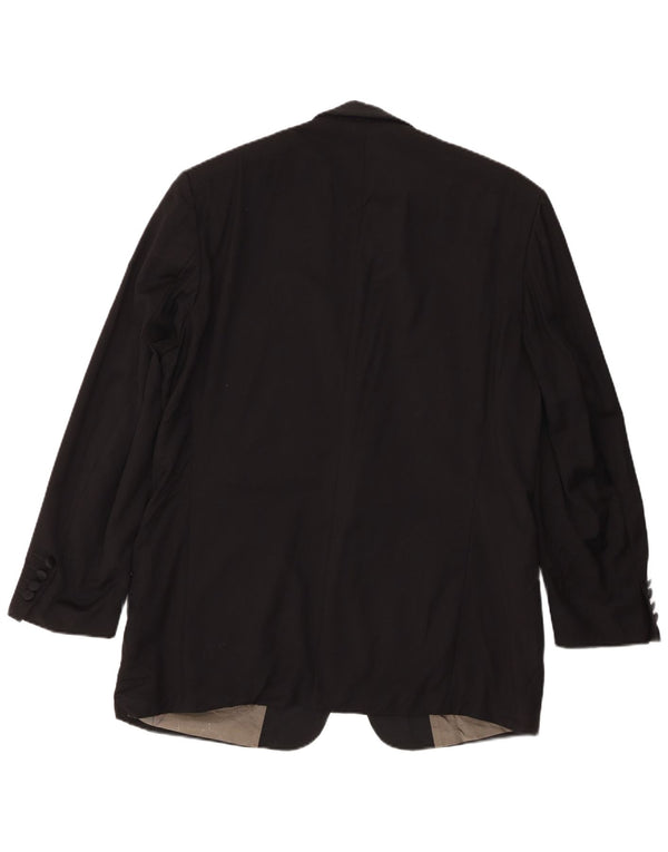 Giacca blazer da uomo a 1 bottone Hugo Boss IT 52 XL lana nera