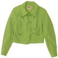 Giubbotto bomber corto da donna Gil Bret UK 14 grande poliestere verde