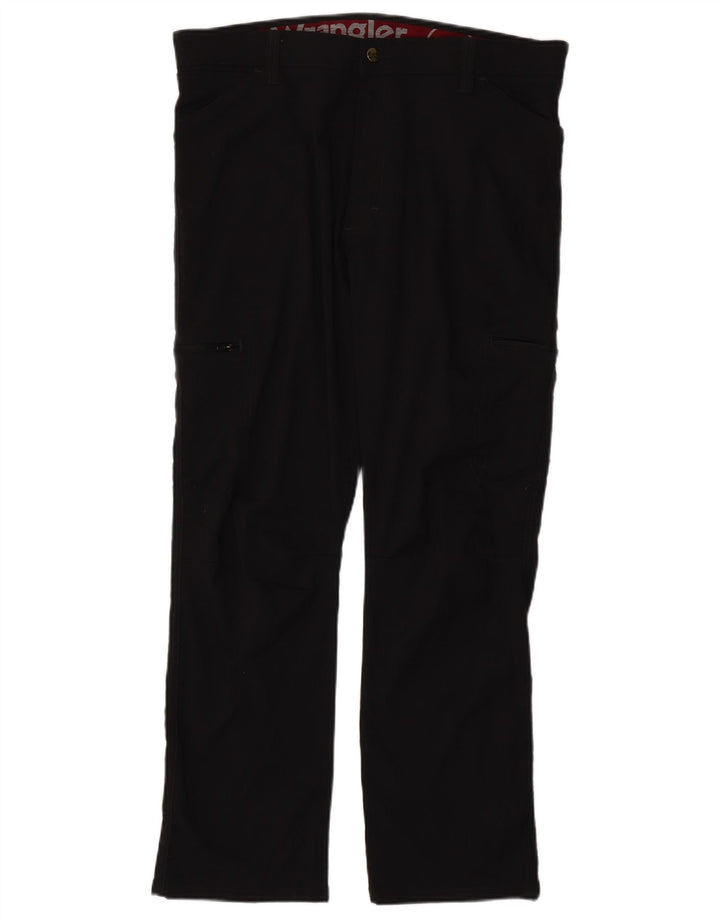 Pantaloni cargo dritti da uomo WRANGLER W38 L30 nylon nero
