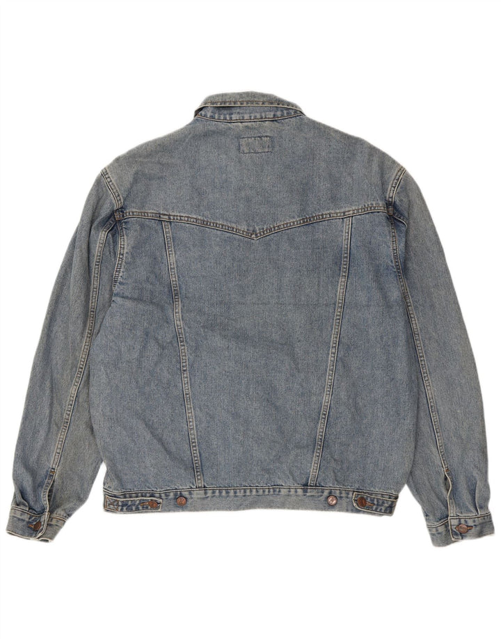 Giacca di jeans da uomo Wrangler UK 42 XL cotone blu