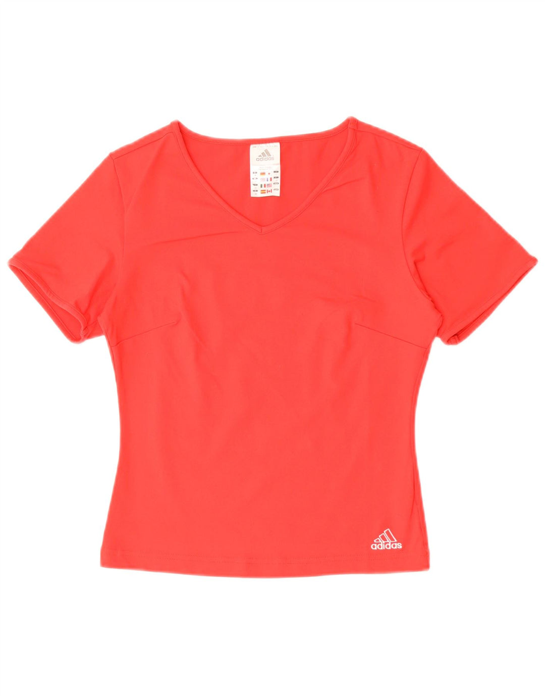 T-shirt da donna Adidas Top UK 12 medio rosso poliestere