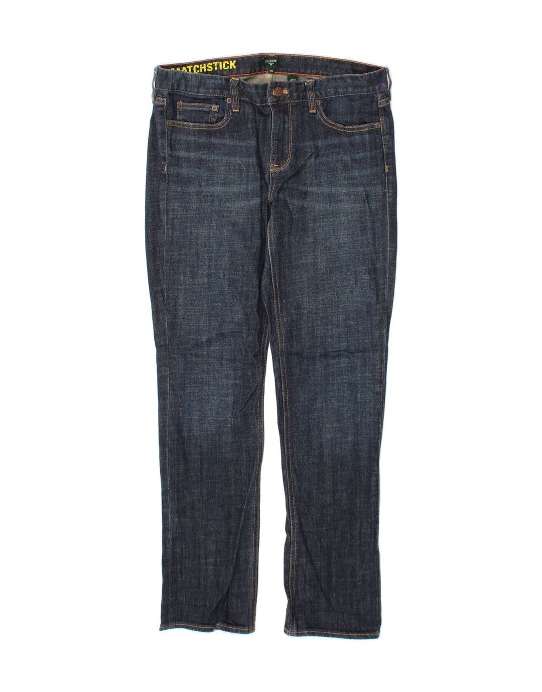 J. CREW Womens Matchstick Slim Jeans W30 L31 Navy Blue Cotton Vintage J. Crew and Second-Hand J. Crew from Messina Hembry 