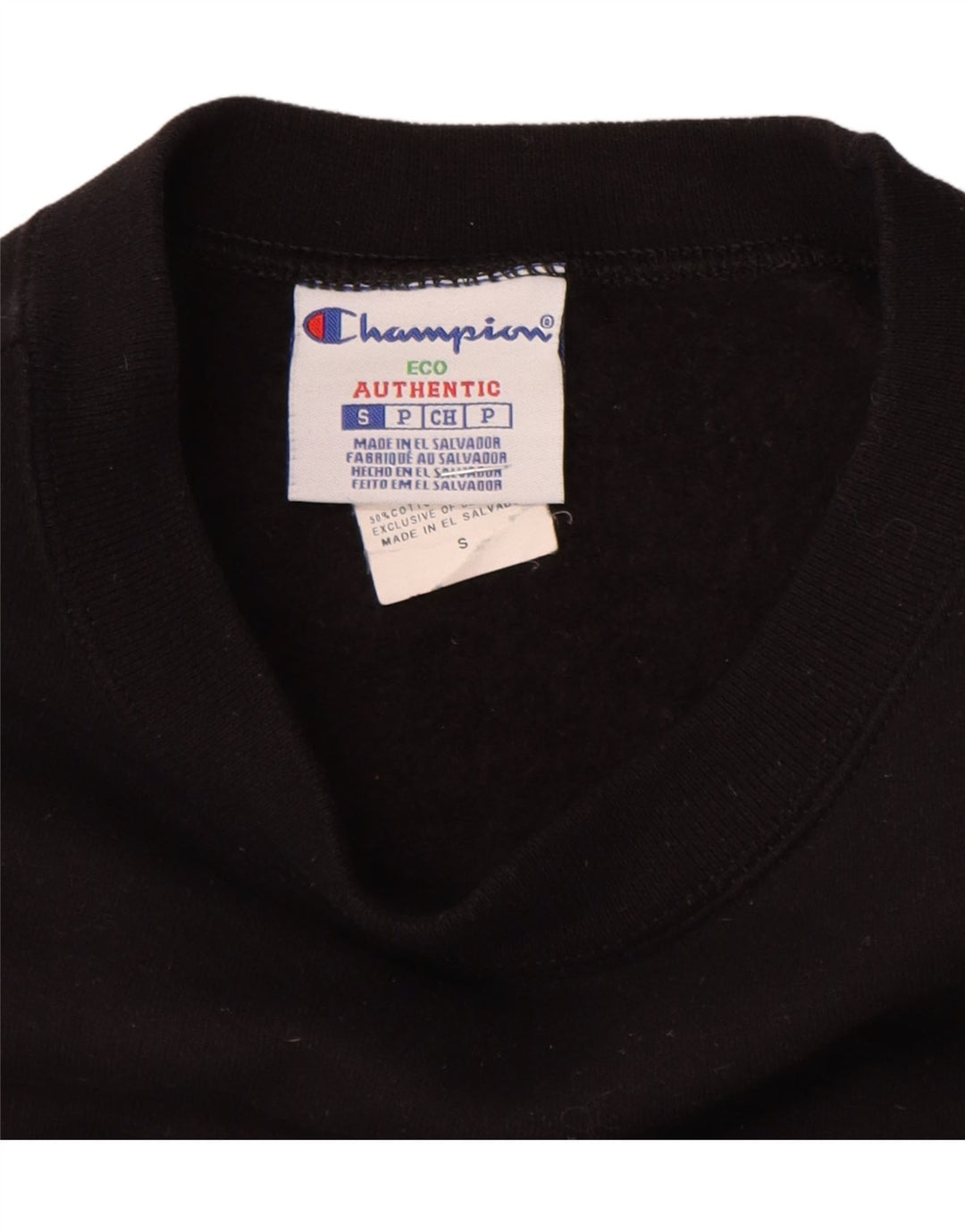 Felpa con grafica Champion Tigers da uomo, piccola, in cotone nero