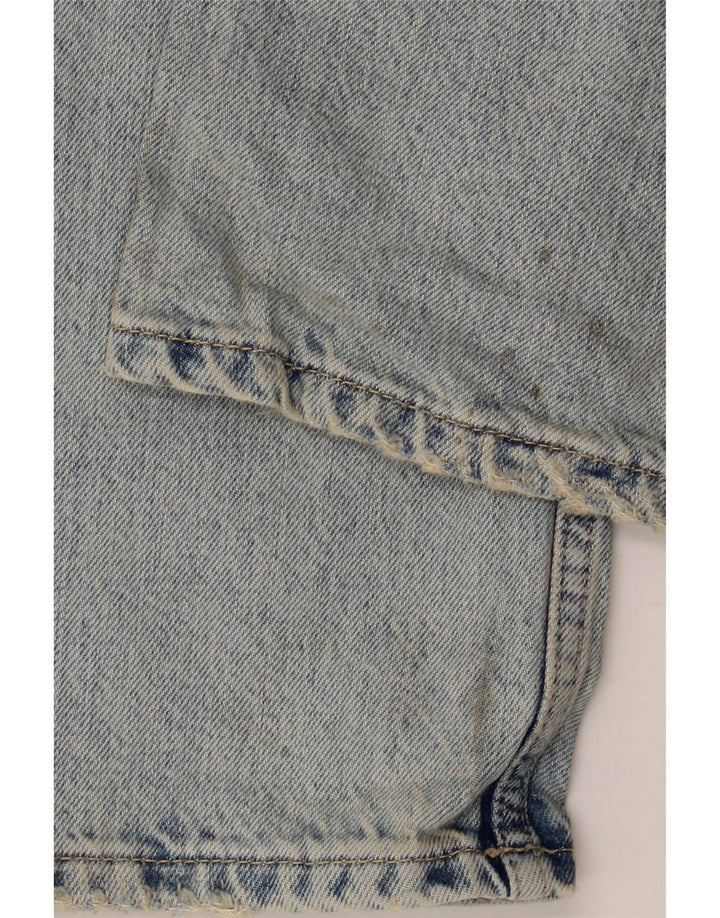Jeans dritti da donna ZARA EU 40 medio W30 L28 cotone blu