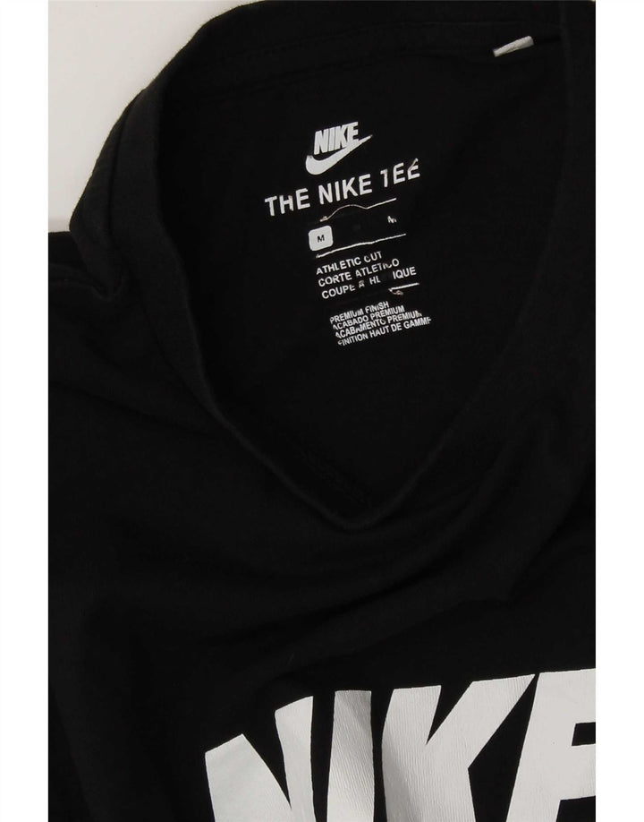 T-shirt grafica Nike da uomo con taglio atletico, colore nero medio