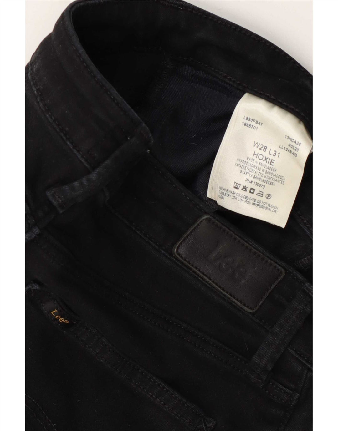 Jeans Lee Hoxie Bootcut da donna W28 L31 cotone nero