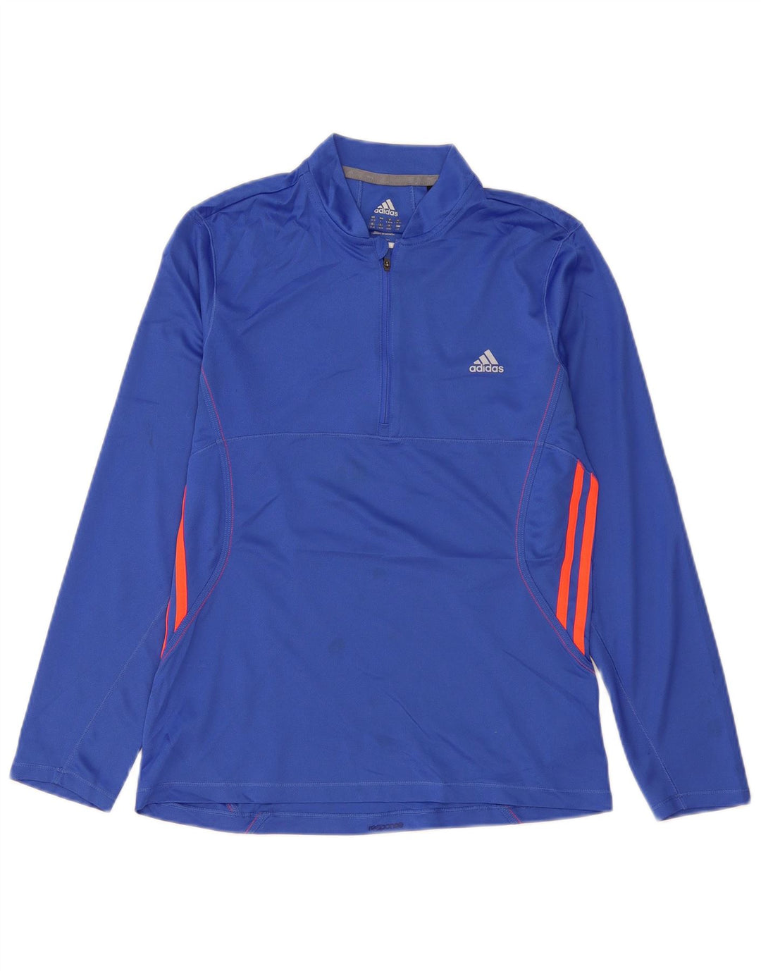 Top della tuta pullover Climalite da donna ADIDAS UK 16/18 Large Blu