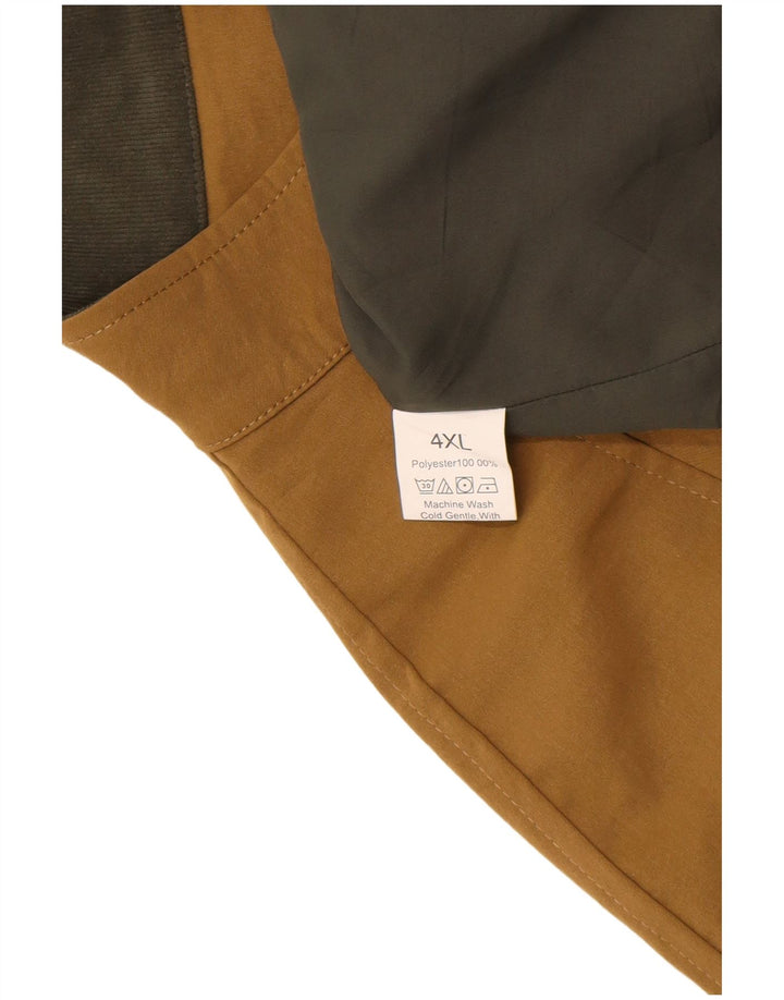 Trench vintage da donna UK 24 4XL poliestere marrone
