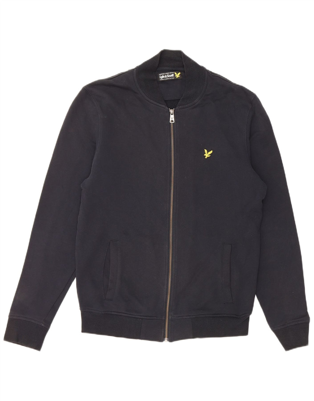 Giacca da tuta da uomo LYLE & SCOTT in cotone blu navy medio
