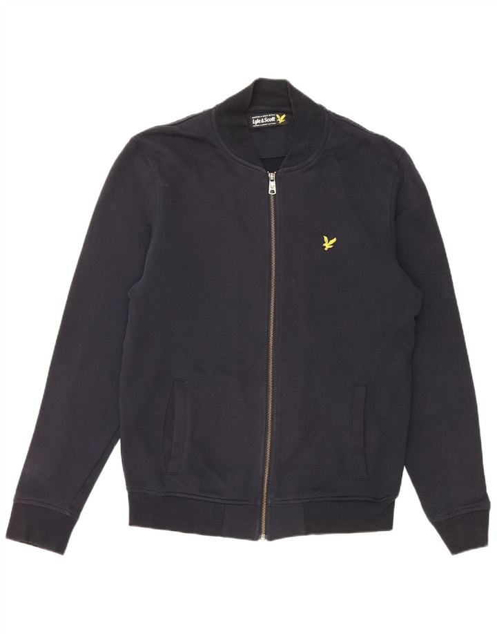 Giacca da tuta da uomo LYLE & SCOTT in cotone blu navy medio