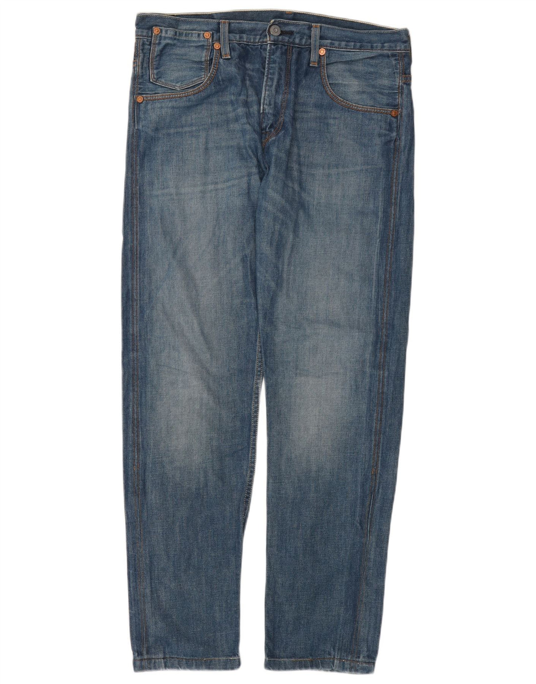 Levi's Uomo 508 Slim Jeans W33 L31 Cotone Blu