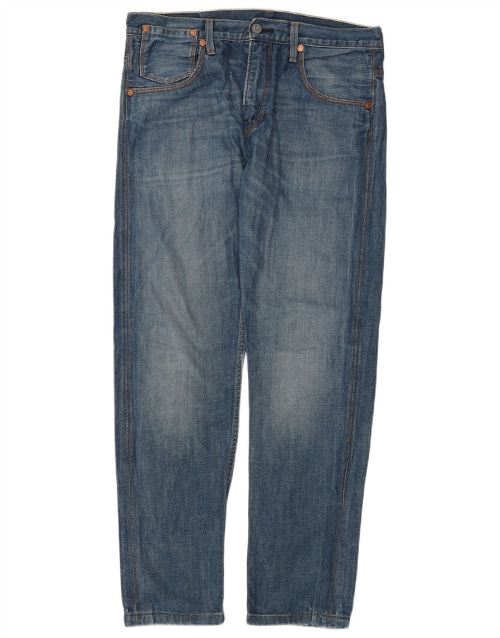 Levi's Uomo 508 Slim Jeans W33 L31 Cotone Blu