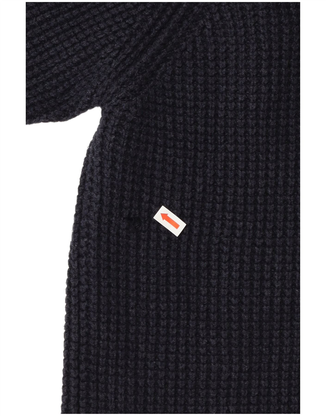 Gant Maglione da uomo con collo a scialle in cotone medio blu navy