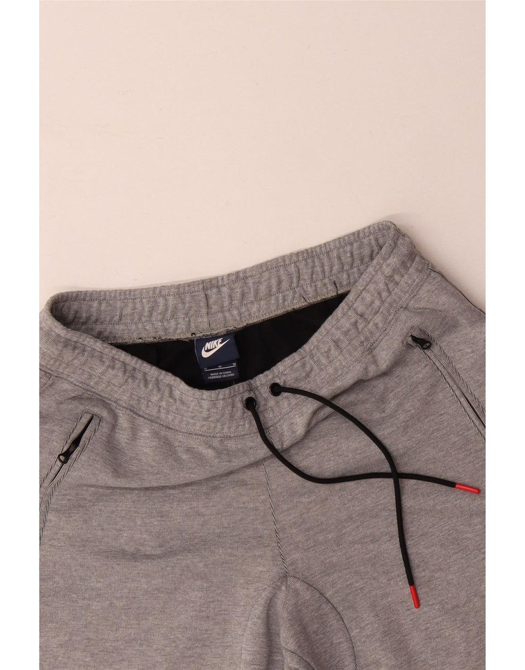 Pantaloncini sportivi da uomo NIKE in cotone grigio medio