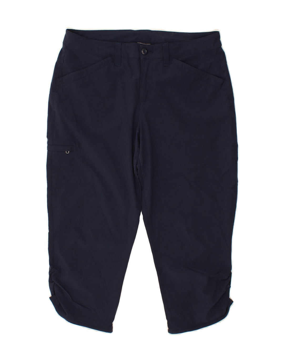 EDDIE BAUER Womens Cargo Capri Trousers US 8 Medium W30 L21 Navy Blue Vintage Eddie Bauer and Second-Hand Eddie Bauer from Messina Hembry 