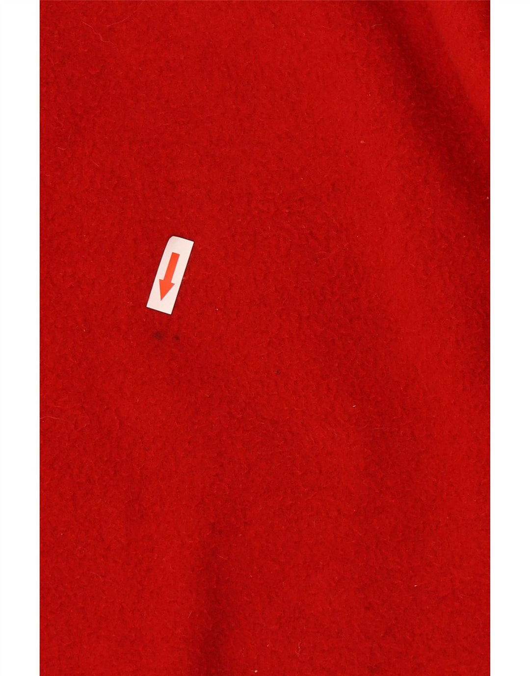 Maglione in pile da donna Endurance con collo a bottoni UK 10 Piccolo rosso geometrico