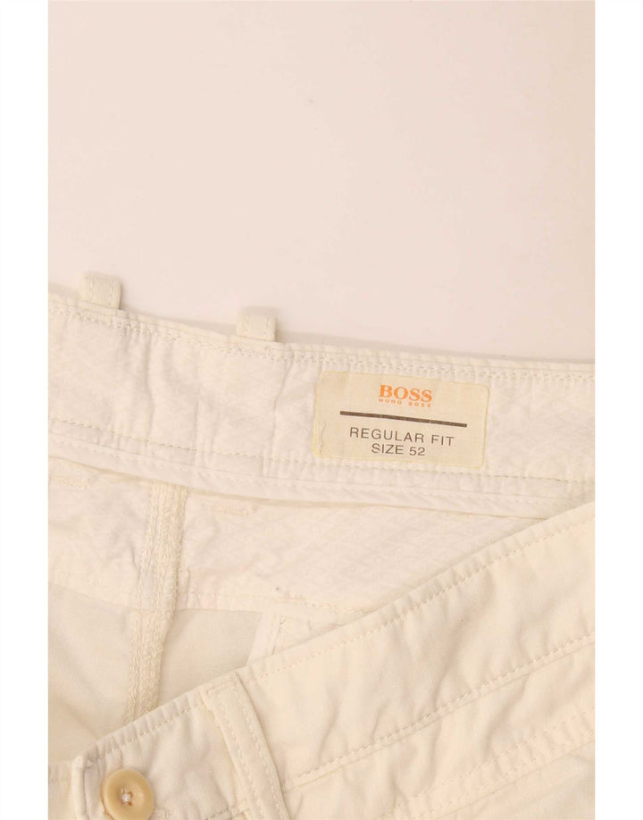 Pantaloni casual vestibilità regolare da donna Hugo Boss W34 L29 Beige